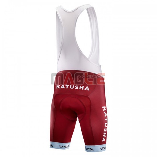 Maglia Katusha manica corta 2016 bianco e rosso